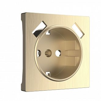 W1179510 Накладка для розетки USB, шампань рифленый Werkel, 4690389160592