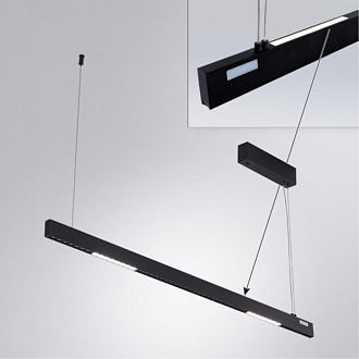Светильник 100 см, 30W, 2800-6500K, Arte Lamp Lao A2189SP-1BK, черный