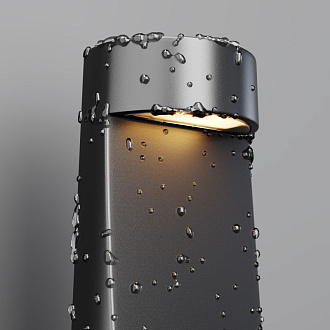 Садово-парковый светильник 5*10*40 см, LED, 7W, 3000К, Maytoni KONUS O463FL-L7GF3K серый