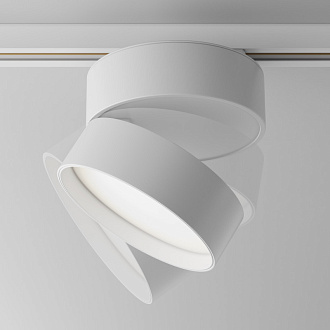 Светильник на шине 12*12*11 см, LED, 4000К, Maytoni Technical ONDA TR007-1-18W4K-W-1 белый