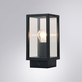 Уличный светильник 12*12*25 см, 1*E27 черный Arte Lamp Pot A1631FN-1BK
