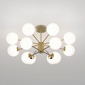 Потолочная люстра 90 см, Eurosvet 502002/12, латунь