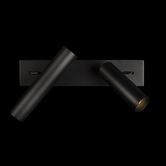 Настенный светильник 23*4*7 см, 2*LED*3W 3200K LOFT IT Sign 10260/2W Black черный