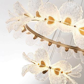 Люстра *100/50*24-150 см, *LED*120W, 3000-6000K, MODELIGHT  MDL.89092.1000.500HC GD, Золото