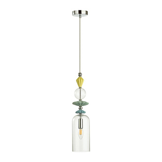 Подвесной светильник диаметр 11 см Odeon Light Bizet 4893/1 Хром