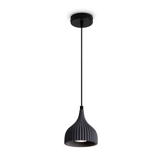 Подвесной светильник 14 см, Freya Terra FR5582PL-01GF, черный