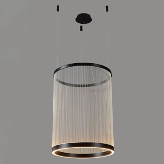 Подвесной светильник 55 см, 50W, 3000K, Crystal Lux ATRIUM B SP50W LED, черный