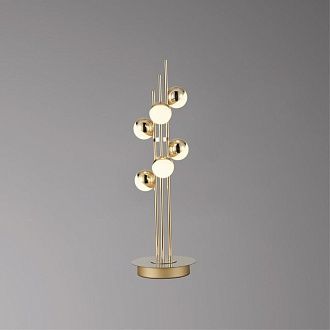 Настольная лампа 48 см, 18W, 3000K, Aployt Delfin APL.774.04.18, золото