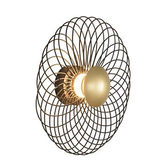 Бра *40*40-40 см, 1*LED*8W, 3000K, Lumion Camomile LUM8379/8WL, черный