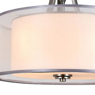 Потолочный светильник 40 см, Indigo Estro 13040/4C Nickel V000336, никель