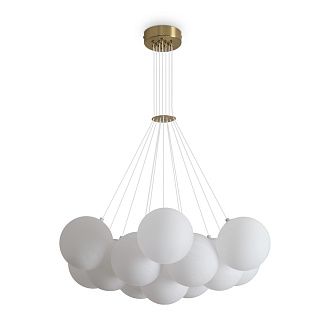 Подвесной светильник 60-120 см, 13*G9*20W Freya Fiesta FR5531CL-13BS, Латунь