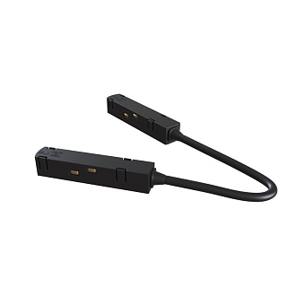 Коннектор питания угловой Maytoni Technical Magnetic track system S35 TRA004CPC-22B черныйIP 20
