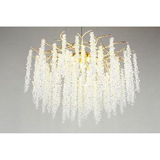 Подвесная люстра 80*80-180 см, 13*G9, 5W, Aployt PAULINA APL.848.03.13, золотой