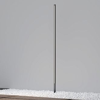 Садово-парковый светильник 2,5*182,2 см, LED, 24W, 3000К, Maytoni Pole O440FL-L24GF3K серый