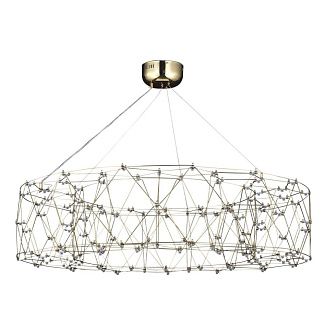 Подвесная люстра 120 см, 72W, 4000K, ST Luce Gravetta SL6602.203.72, золото