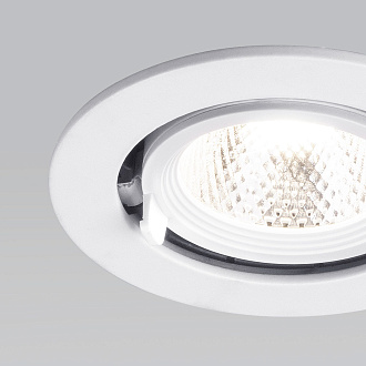 Встраиваемый точечный светодиодный светильник 9918 LED 9W 4200K белый Elektrostandard