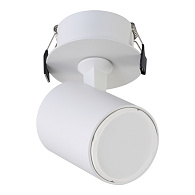 Светильник встроенный 6 см, Crystal Lux CLT 017C WH Белый