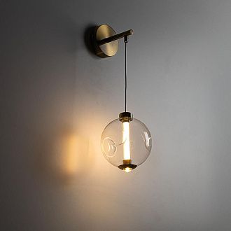 Бра 17*15*36-45 см, *LED*5W, 3000K, Citilux Noona CL251310, Бронза