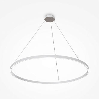 Подвесной светильник 120*120*127,5 см, LED, 80W, 3000К-4000К, Maytoni Rim MOD058PL-L65WK белый