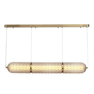 Подвесной светильник 104*15*150 см, 1*LED*37W, 4000K, ST-Luce Saguaro SL6144.313.01, латунный