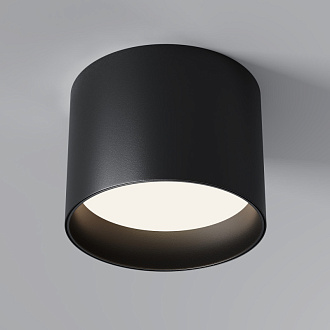 Накладной светильник 8,5*8,5*6,5 см, 1*GX53, 15W, Maytoni Technical GLAM C096CL-GX53-B черный