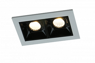 Встраиваемый светодиодный светильник Arte Lamp Grill A3153PL-2BK, черный