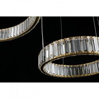 Подвесная люстра 80*80-170 см 100W, 3000K, Aployt Nicoletta APL.026.03.100, бронзовый