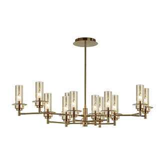 Люстра потолочная 31*56*20 см, 12*E14 Lumion Madonna 6554/12C бронзовый