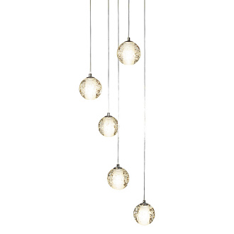 Светильник *30 см, 5*G9*5W, 3000К Loft It 10112/5 Rain, Хром