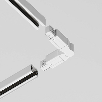 Комплектующие для накладной трековой системы Maytoni Technical Three phase track system Trinity TRA005CS-31W белыйIP 20