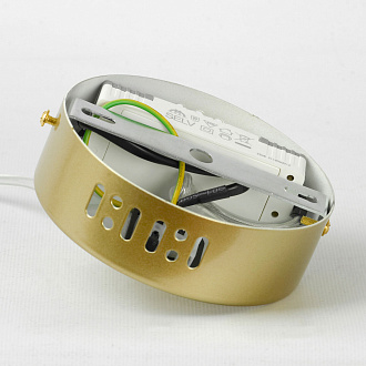 Линейно-подвесной светильник 100*45 см, 1*LED 4000K Lussole River LSP-7290 матовое золото