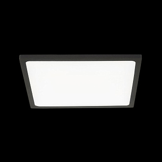 Светильник, 17 см, 22W, 3000К, черный, теплый свет, Citilux Омега CLD50K222, встраиваемый светодиодный