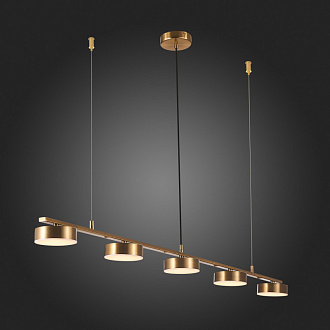 Светильник подвесной 118*10 см, 35W 3000K ST LUCE PANCES SL6000.303.05 Латунь