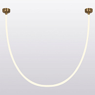 Линейно-подвесной светильник Lussole LSP-7011, 130*65 см, бронзовый