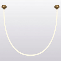 Линейно-подвесной светильник Lussole LSP-7011, 130*65 см, бронзовый