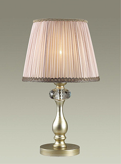 Настольная лампа Odeon Light AURELIA 3390/1T, матовое золото с серебряной патиной