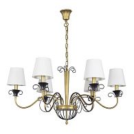 Люстра *80*46 см, 6*E14*40W, Arti Lampadari Lenola Lenola E 1.1.6 AG, Золото