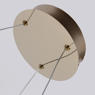 Подвесная люстра 80*158,5 см, 52W, Favourite HELMET 4590-8P латунь, белый акрил