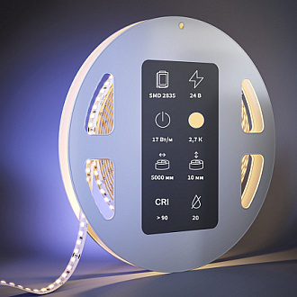 High CRI светодиодная лента Ultra 24В 2835 17Вт/м 2700К 5м IP20 201090 Maytoni  Led Strip, цена за метр, отгружается по  5 м