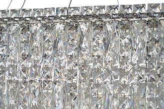 Люстра подвесная ** см, Led лента*LED*150W, 3000/6000K, Arti Lampadari Ovindoli Nickel Ovindoli L 1.5.120x40.100 N, Никель