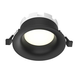 Встраиваемый светильник 11 см, Maytoni Technical Slim DL027-GX53-B, черный