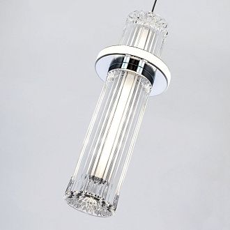Подвесной светильник 21*21*105 см, LED 35W, 4000K, Хром MODELUX ML.3316.3