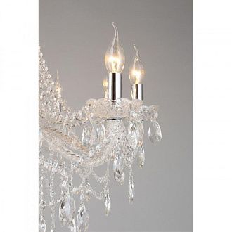 Подвесная люстра 75*80-140 см, 10*E14, 40W, Aployt Koletta APL.755.03.10, хром