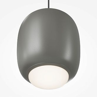 Подвесной светильник 23 см, 12W, 3000K, Maytoni MOD466PL-L12GR3K, серый
