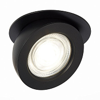 Встраиваемый светильник 11 см, 10W 3000K ST LUCE Встраиваемые светильники ST654.438.10 Черный, вр 9 см