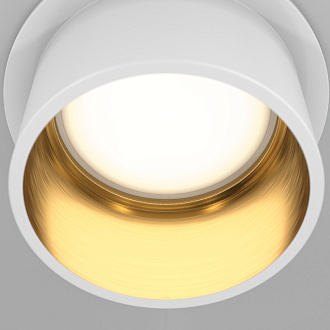 Встраиваемый светильник Maytoni Reif DL050-01WG, белый-золото