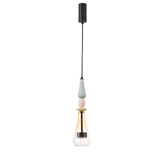 Подвесной светильник 12,5*180 см, LED, 9W, 4000К, Favourite Dolci 4465-1P черный