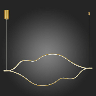 Светильник подвесной 140 см, 65W 4000K ST LUCE CORTILE SL6106.203.65 Золотистый