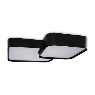 Светильник 50*50*-9 см, *LED*84W, 3000-7000K, Freya Площадь/Square FR6095CL-L84B, Черный