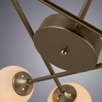 Потолочная люстра Arte Lamp Marco A2703PL-6SG, диаметр 81 см, золото